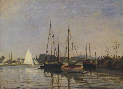 Claude Monet Pleasure Boat,Argenteuil (san31) Spain oil painting art